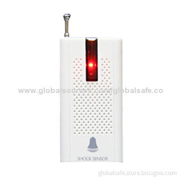 Wireless shocking and vibrating 8 levels sensitivity glass sensor with control panelNew